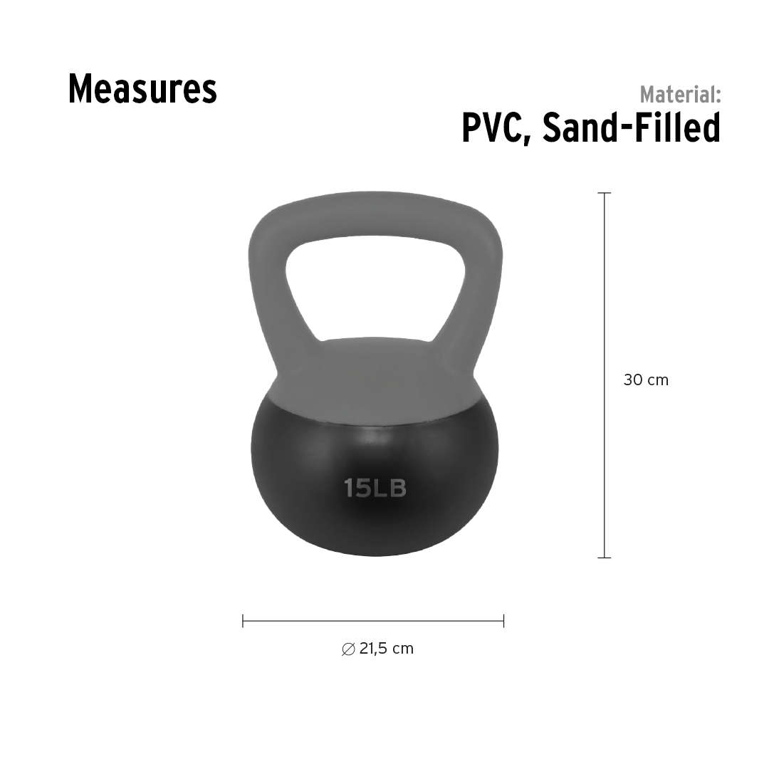 PESA RUSA SUAVE DE 15 LB HEAD