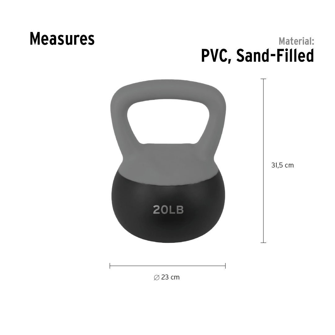 PESA RUSA SUAVE DE 20 LB HEAD