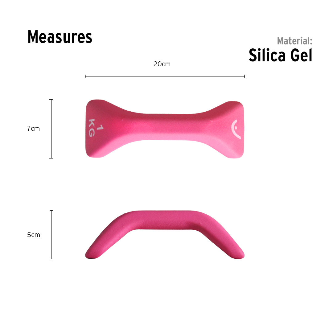 PAR MANCUERNAS DE NEOPRENO 1 KG