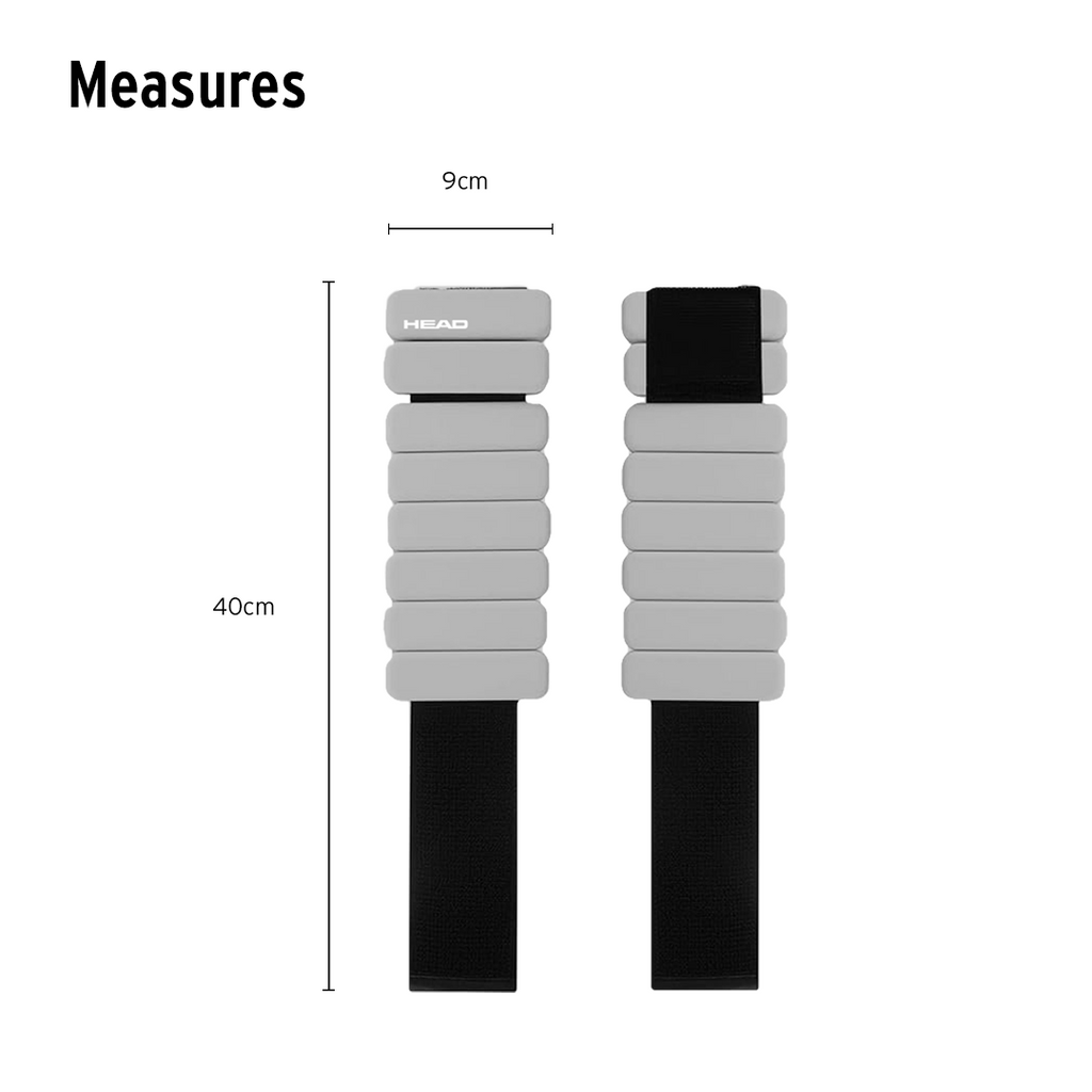 Par De Polainas / muñequera Ajustables 2 kg